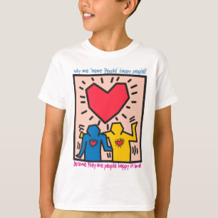 Das berühmte Herz-Leute-Tanzen der Freude T-Shirt