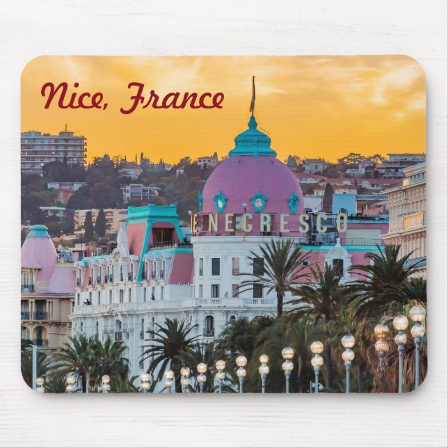 Das berühmte Luxushotel Negresco in Nizza Mousepad (Vorne)