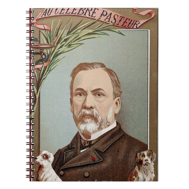 Das berühmte Portrait Louis Pasteur Notizblock (Vorderseite)