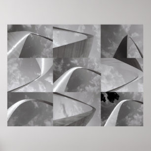 Das berühmte Tor zum West St. Louis Arch Poster