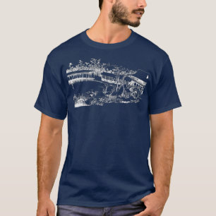 Das berühmte Vintage Kunstmuseum Kameido Snow von  T-Shirt