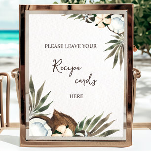 Das besondere Design der tropisch-hawaiianischen F Poster