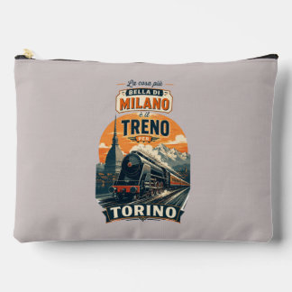 Das Beste an Mailand ist der Zug nach Turin Zubehörtasche