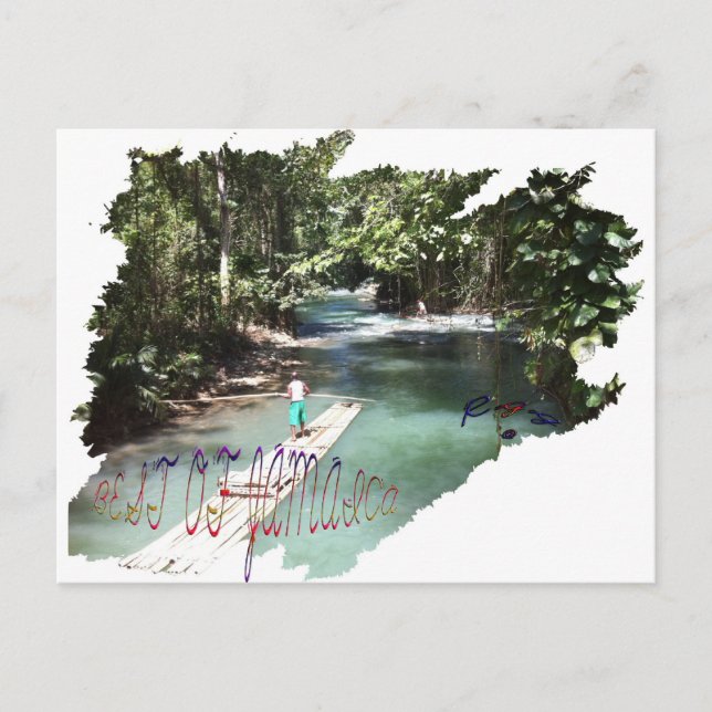 Das Beste aus Jamaika Postkarte (Vorderseite)