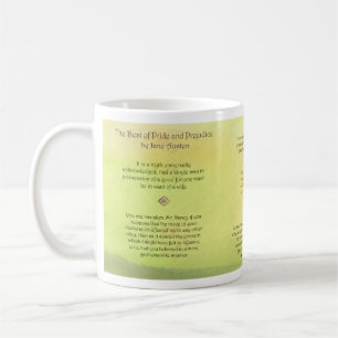 Das Beste aus Stolz und Vorurteil Jane Austen Zita Tasse