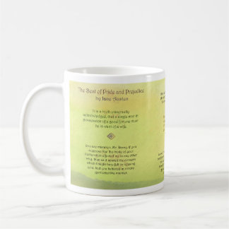 Das Beste aus Stolz und Vorurteil Jane Austen Zita Tasse