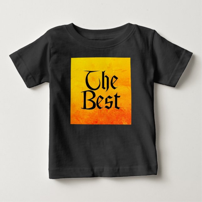 Das beste Baby lebte schwarzes Shirt (Vorderseite)