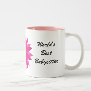 Das beste Babysiiter der Welt Zweifarbige Tasse