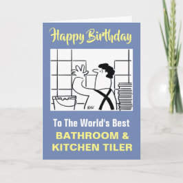 Das beste Badezimmer und der Küchenchef Karte