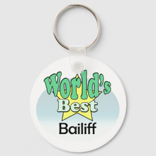 Das beste Bailiff der Welt Schlüsselanhänger