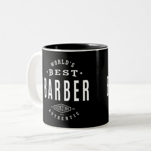 Das beste Barber der Welt Zweifarbige Tasse