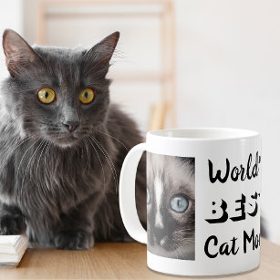 Das beste Cat Mama Foto der Welt Kaffeetasse