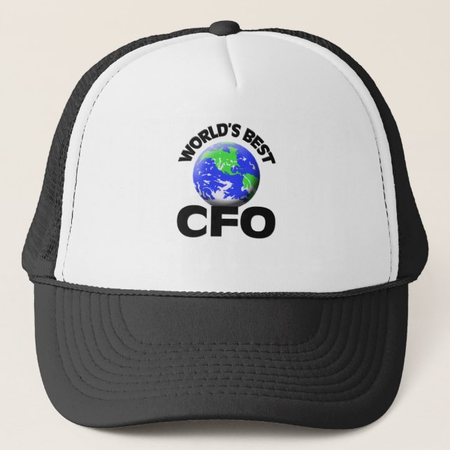 Das beste Cfo der Welt Truckerkappe (Vorderseite)