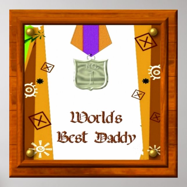Das beste Daddy-Poster der Welt Poster (Vorne)
