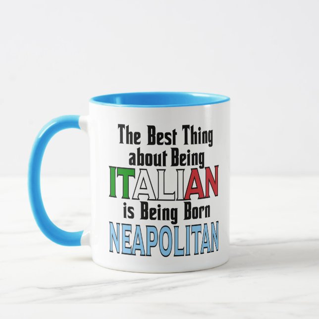 Das Beste daran, Italienisch zu sein Tasse (Links)