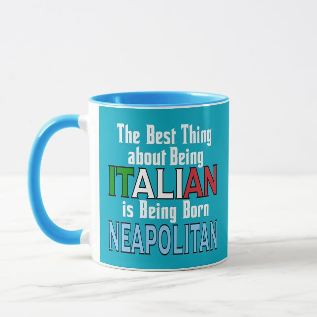 Das Beste daran, Italienisch zu sein Tasse (Links)