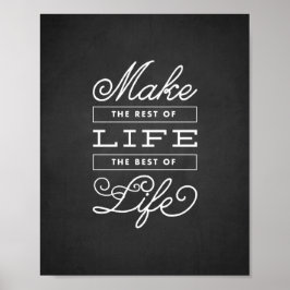 Das Beste des Lebens | Art Print Poster