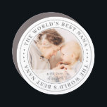 Das beste einfache Foto der Nana-Klassik Auto Magnet<br><div class="desc">Dieses einfache und klassische Design besteht aus Serifentypografie und fügt ein benutzerdefiniertes Foto hinzu.</div>
