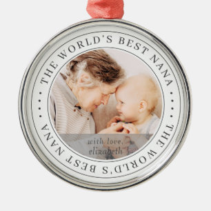 Das beste einfache Foto der Nana-Klassik Ornament Aus Metall