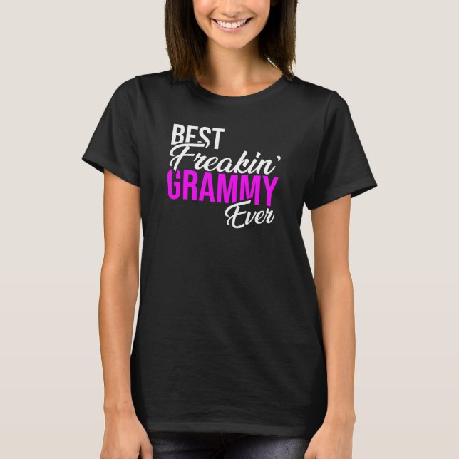 Das beste Freakin Grammy der Frauen überhaupt T-Shirt (Vorderseite)