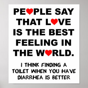 Das beste Gefühl Funny Poster