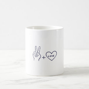 Das beste Geschenk für Frieden und Liebe Kaffeetasse