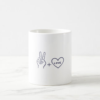 Das beste Geschenk für Frieden und Liebe Kaffeetasse