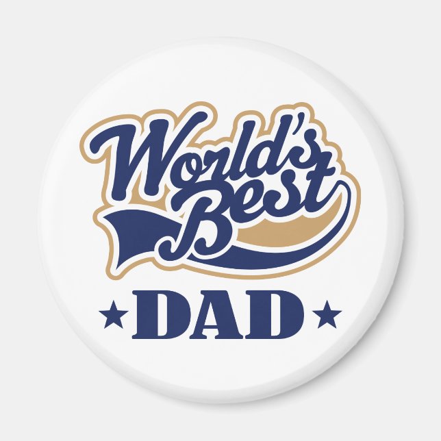Das beste Geschenk für Vater der coolen Welt Magnet (Vorne)
