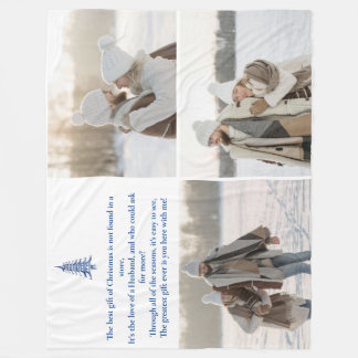 Das beste Geschenk, Mann, Weihnachten Pagode 3-Fot Fleecedecke