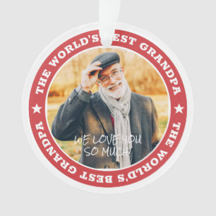 Das beste Grand Modern Star Custom Foto der Welt Ornament