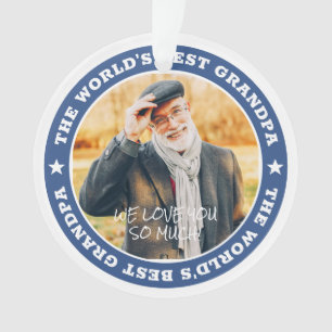Das beste Grand Modern Star Custom Foto der Welt Ornament