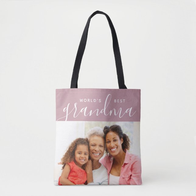 Das beste Grandma Custom Foto Geschenk der Welt (Vorderseite)