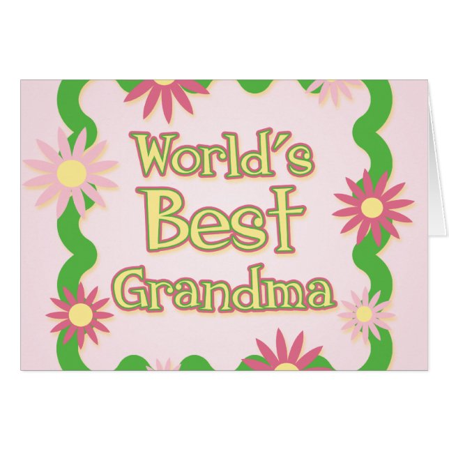 Das beste Grandma der Welt (Vorderseite (Horizontal))