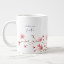 Das beste Grandma der Welt - Pastel und Blumen Per