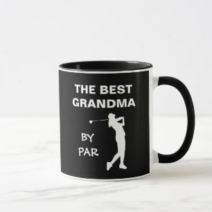 Das beste Grandma par Golf Nana Gram Golfer Pub Tasse