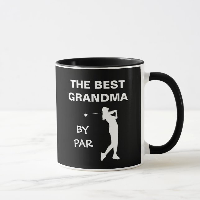 Das beste Grandma par Golf Nana Gram Golfer Pub Tasse (Rechts)