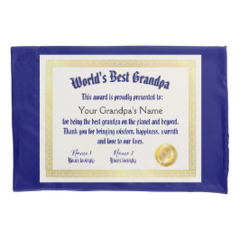 Das beste Grandpa-Zertifikat der modernen Funny Wo Kissenbezug