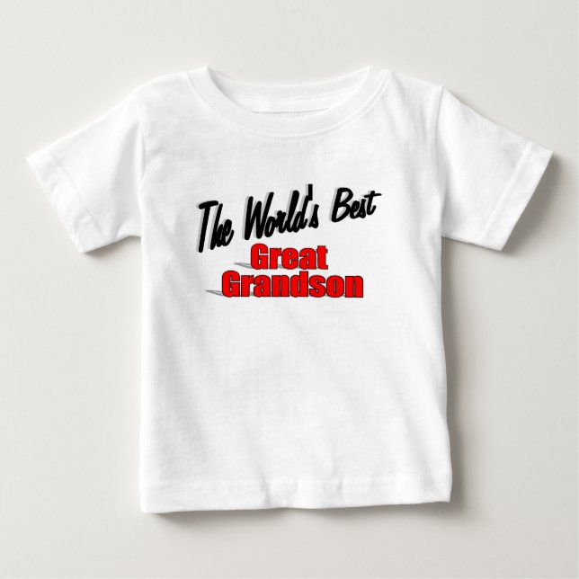Das beste große der Welt - Enkel Baby T-shirt (Vorderseite)