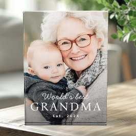 Das beste Großmutter der Welt Fotoblock
