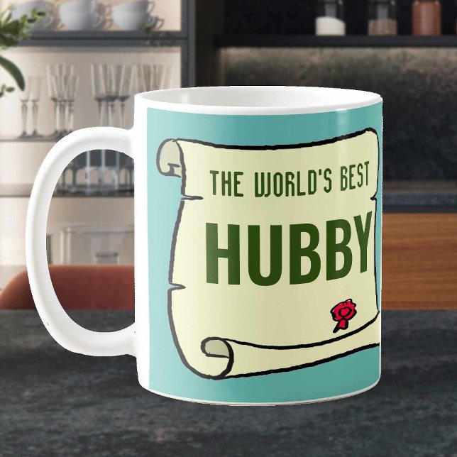 Das beste Hubby der Welt. Husband Kaffeetasse (Von Creator hochgeladen)