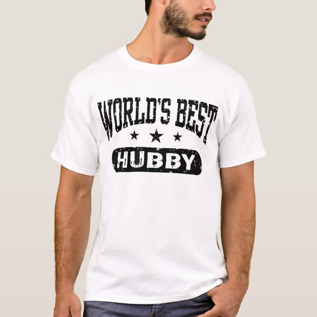 Das beste Hubby der Welt T-Shirt (Vorderseite)