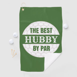Das beste Hubby von Par Golfers Funny Pub Golfhandtuch