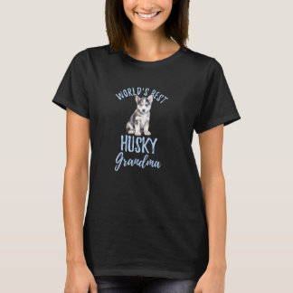 Das beste Husky Oma der Welt Niedlich Sibirische H T-Shirt