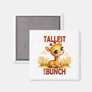 Das Beste im Bunch Pun Niedlicher Baby Giraffe Car Magnet