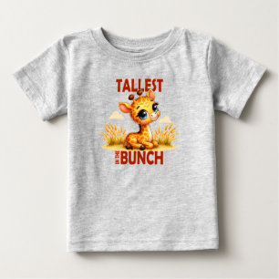 Das Beste im Bunch Pun Niedlicher Baby Giraffe Car T-shirt