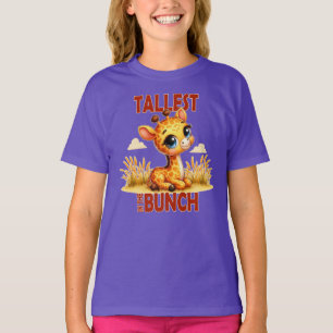 Das Beste im Bunch Pun Niedlicher Baby Giraffe Car T-Shirt