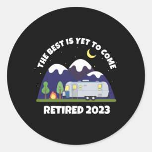 Das Beste ist, dass es 2023 noch nicht gelungen is Runder Aufkleber