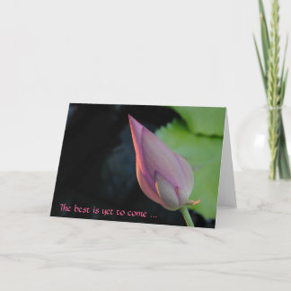 Das Beste ist noch nicht da - Lotus Karte