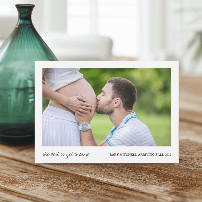 Das Beste ist noch nicht da | Schwangerschaftsankü Ankündigung (Von Creator hochgeladen)