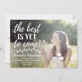 Das Beste ist noch nicht gekommen Foto Abschluss ü Einladung